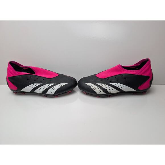 Adidas Predator Accuracy.3 FG J Soccer Black Pink GW4609 Girls Youth Size 4 - Picture 10 of 13